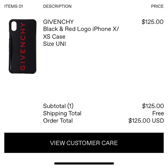 Givenchy iPhone X Case!!! 100% authentic - Picture 11 of 11